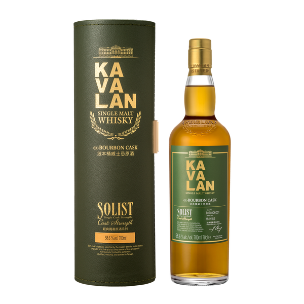 Kavalan Solist Ex-Bourbon Cask Taiwanese Single Malt Whisky 57.80