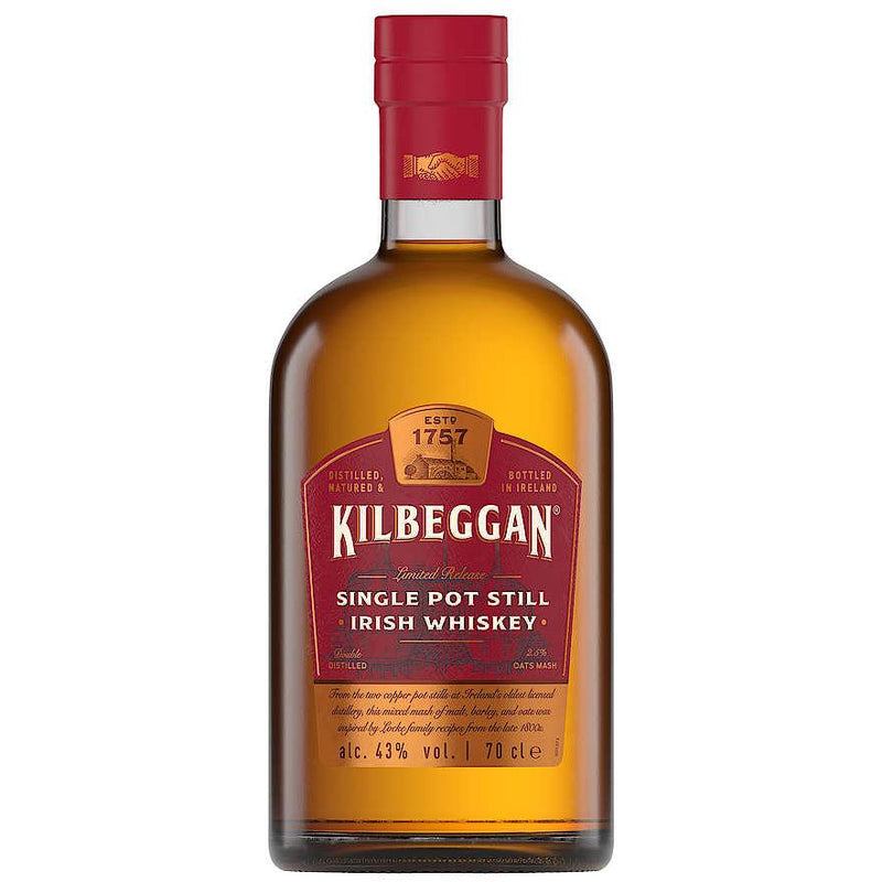 Kilbeggan Pot Still Irish Whiskey 750ml
