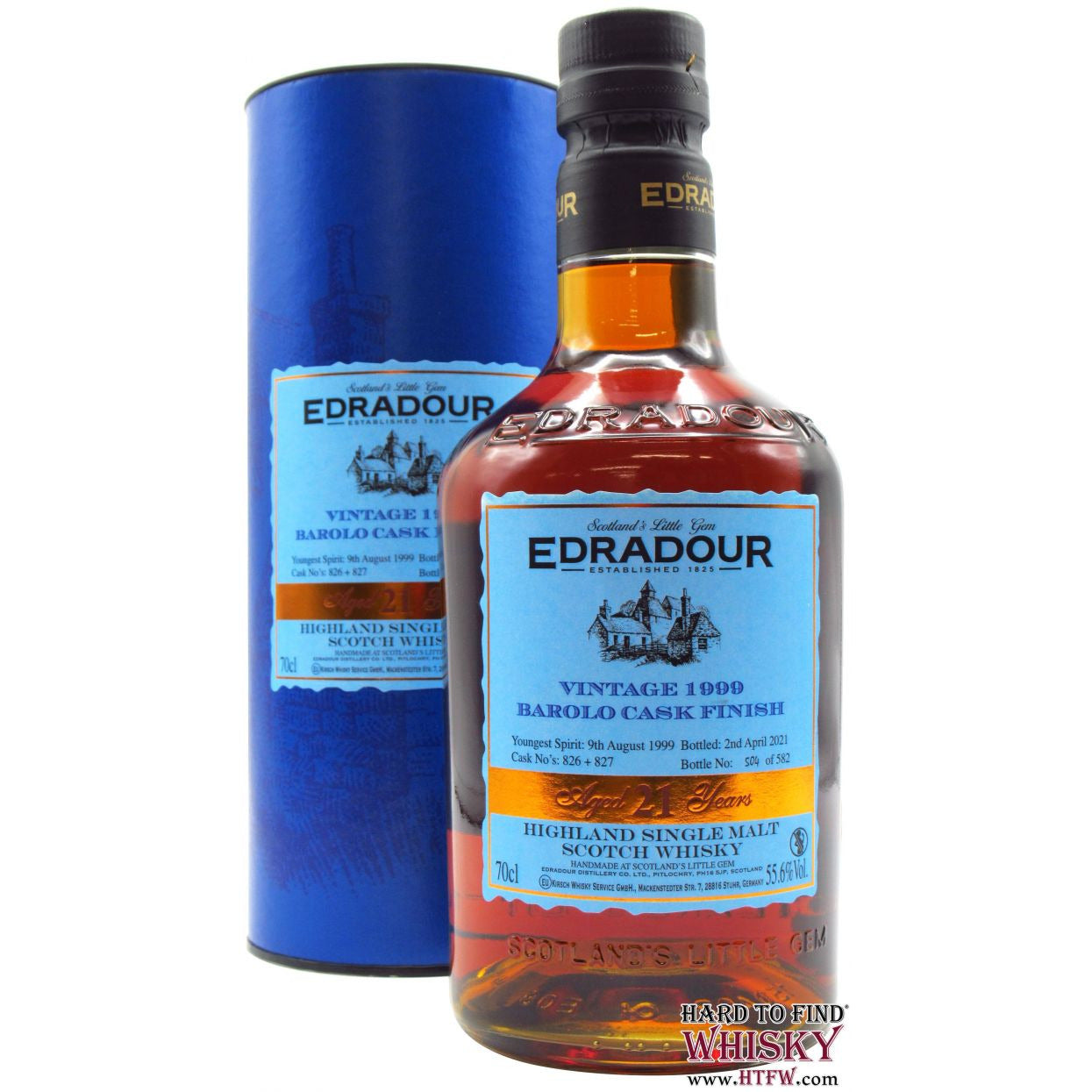 Edradour 21 Year Old Barolo Finish 55.6% 1999 700ml