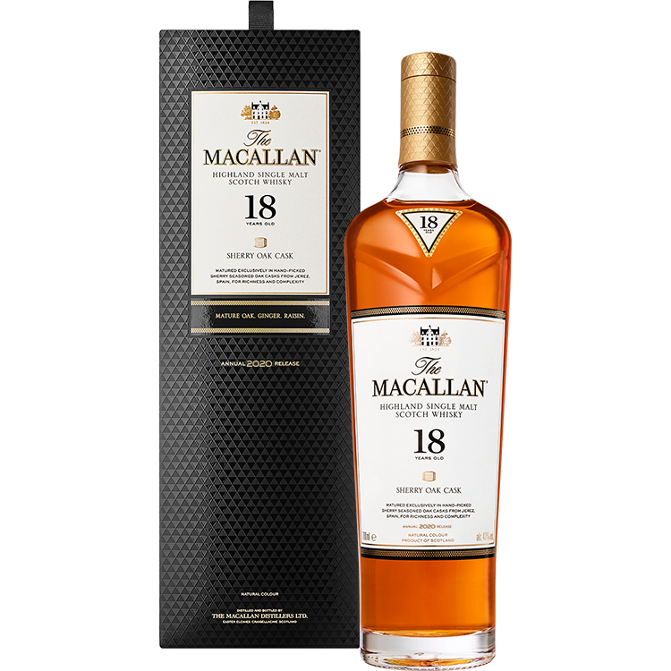 The Macallan 18 Year Old Sherry Cask 750ml