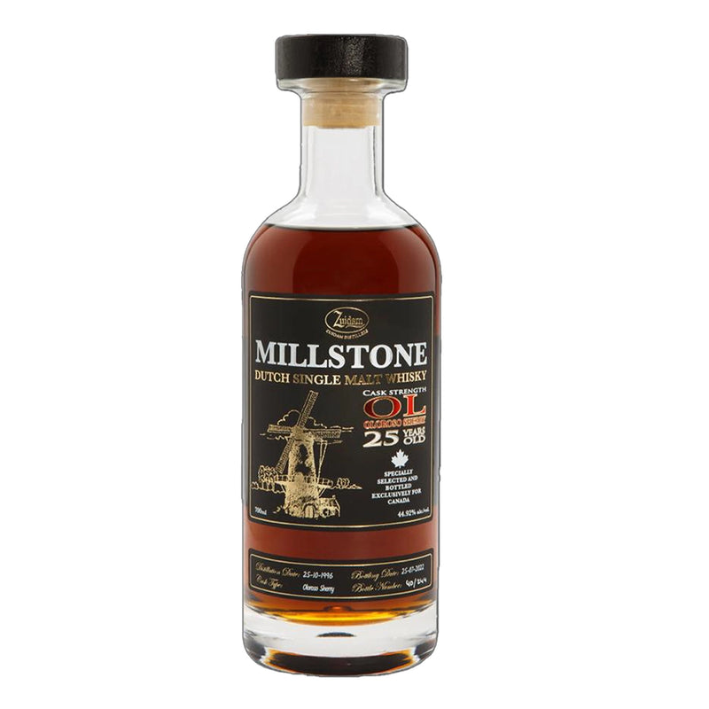Millstone 25 Year Old Oloroso Canada Cask 44.92% ABV 700ml
