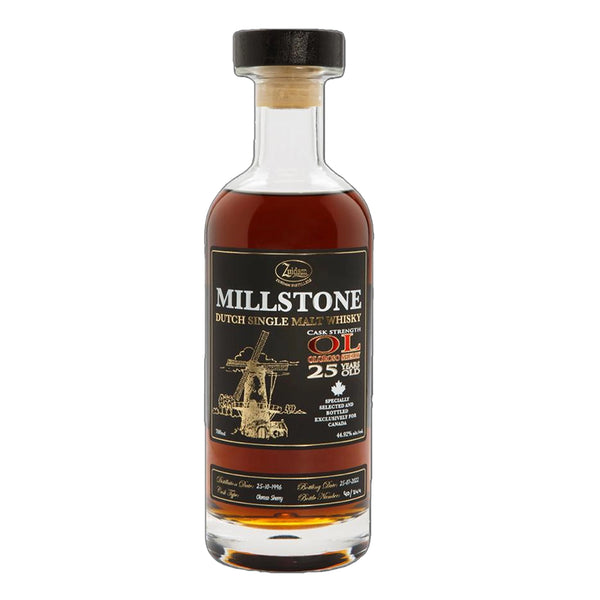 Millstone 25 Year Old Oloroso Canada Cask Dutch Whisky – BSW Liquor