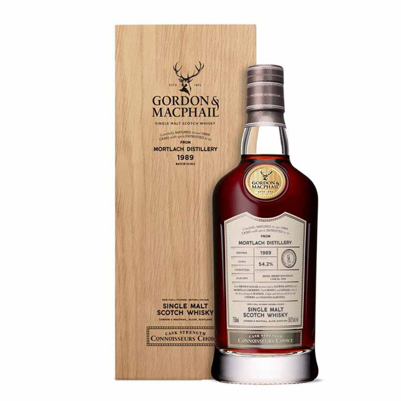 Gordon & MacPhail Connoisseurs Choice Mortlach 1989 31 Year Old 54.2% ABV 750ml