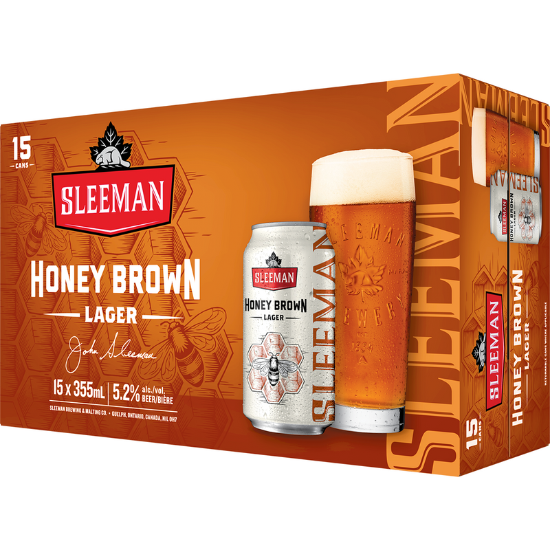 Sleeman Honey Brown 15 Cans