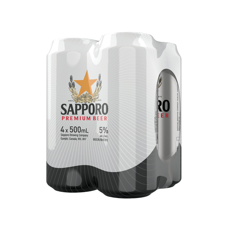 Sapporo 4 Tall Cans