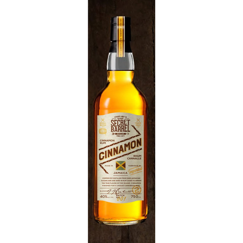 Secret Barrel Cinnamon Spiced Rum 750ml