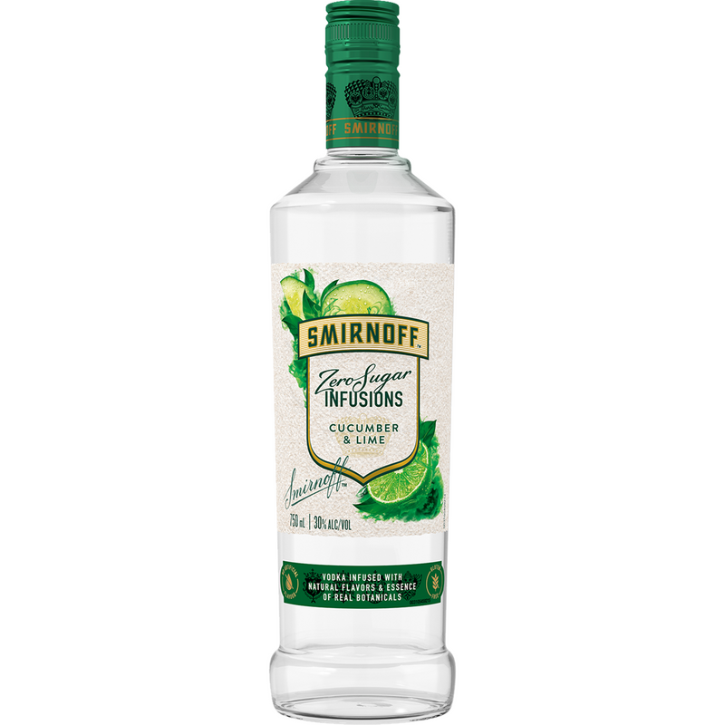 Smirnoff Vodka Infusions Cucumber & Lime 750ml