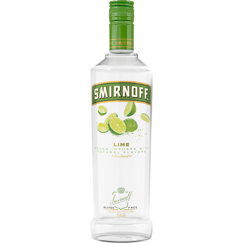 Smirnoff Vodka Lime 750ml
