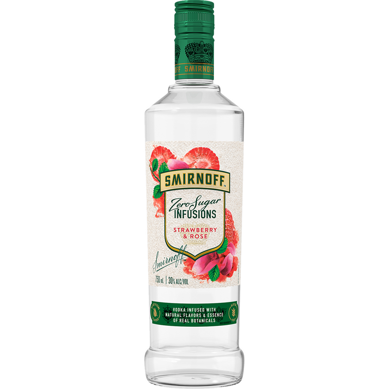 Smirnoff Vodka Infusions Strawberry Rose 750ml