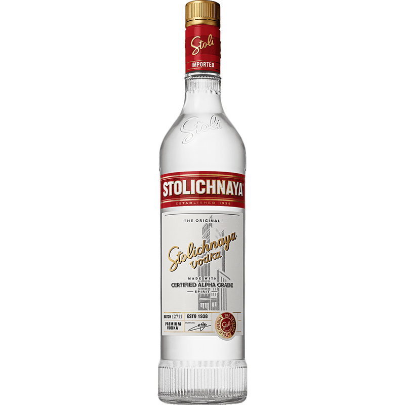 Stolichnaya Vodka 750ml