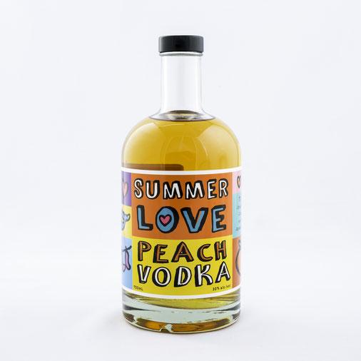 Summer Love Peach Vodka 750ml