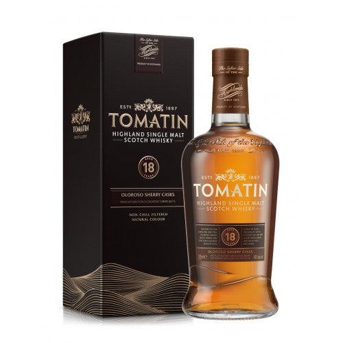 Tomatin 18 Year Old 46% ABV 700ml