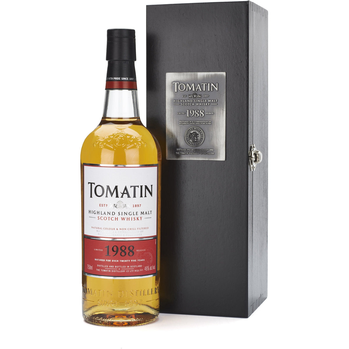 Tomatin 1988 25 Year Old 46% ABV – BSW Liquor