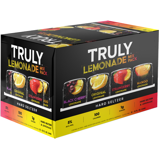 Truly Lemonade Variety Pack 24 Cans 24 Cans