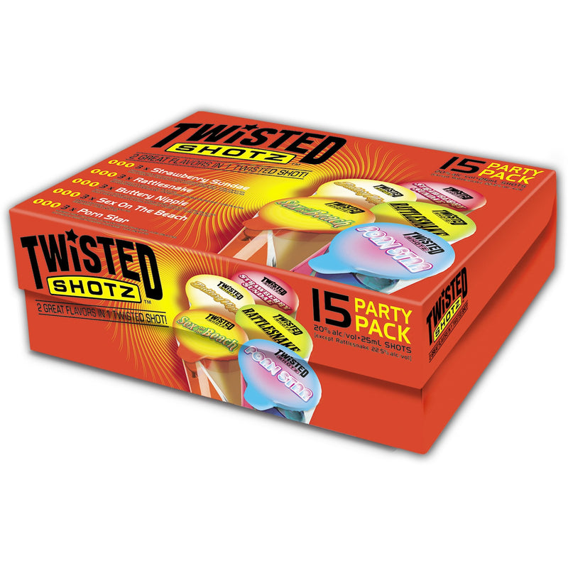 Twisted Shotz - Shotz Box Sexy Pack 15 x 25ml