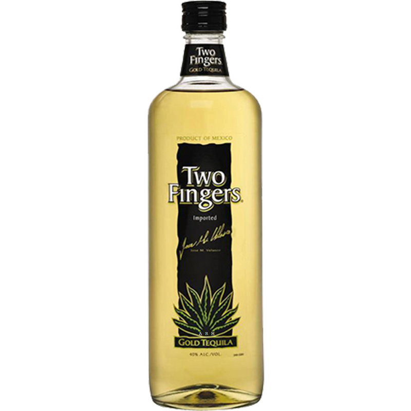 Two Fingers Gold Tequila 750ml