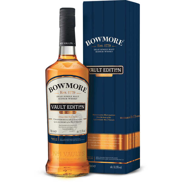 Bowmore Vaults Edition First Release Atlantic Sea Salt 51.5% ABV Bowmore Vaults Edition First Release Atlantic Sea Salt 51.5% ABV