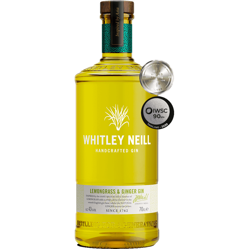 Whitley Neill Lemongrass & Ginger Gin 750ml