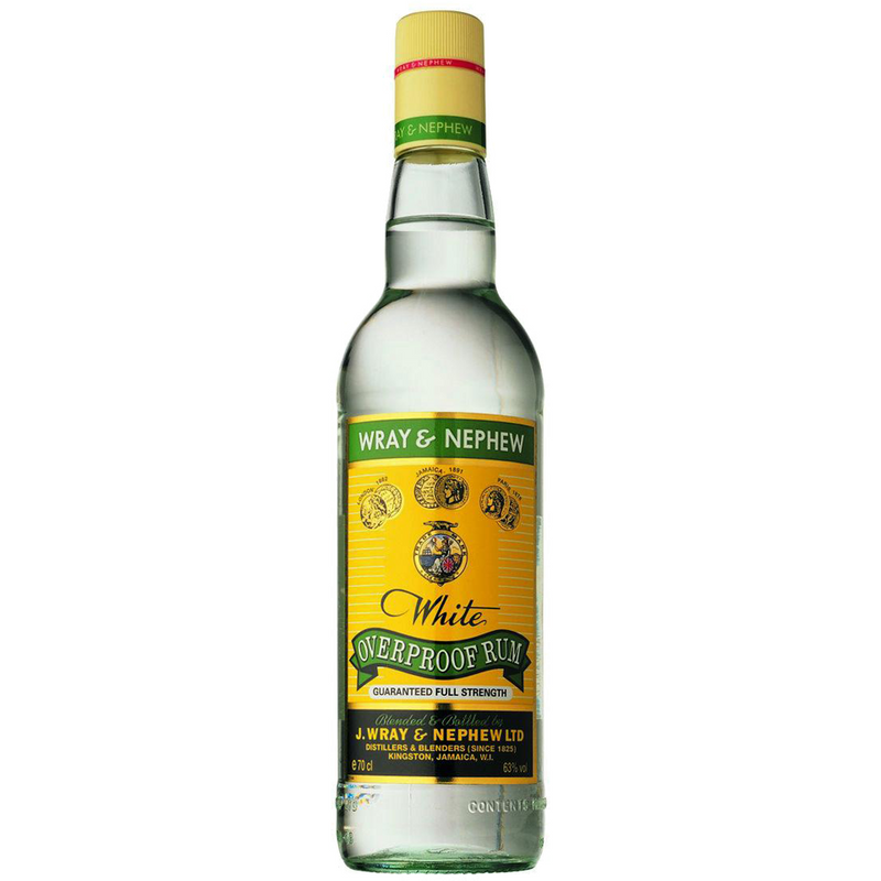 Wray & Nephew White Overproof Rum 63% 750ml