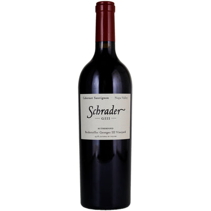 Schrader GIII (G3) Beckstoffer Georges III Vineyard Cabernet Sauvignon 2018 750ml